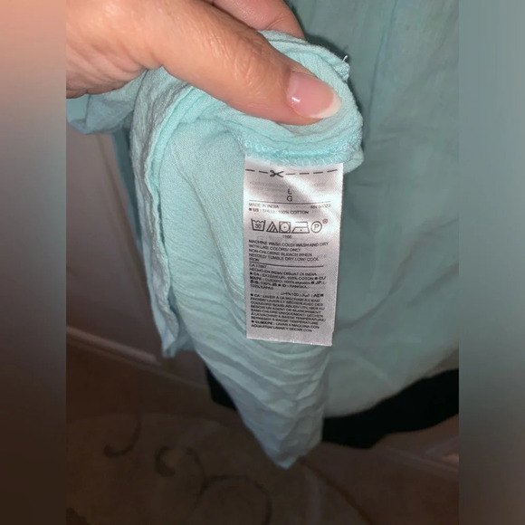 Set Old Navy Mint Green Tunic & Black Pants size 14 - Picture 6 of 10